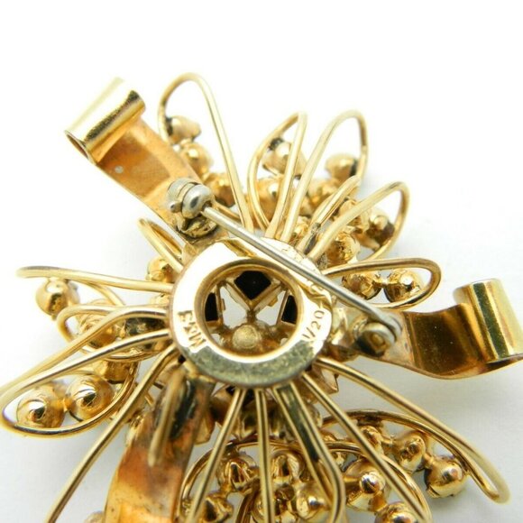 M S Phyllis 1/20 12K Gold Filled Art Deco Style - Picture 4 of 4